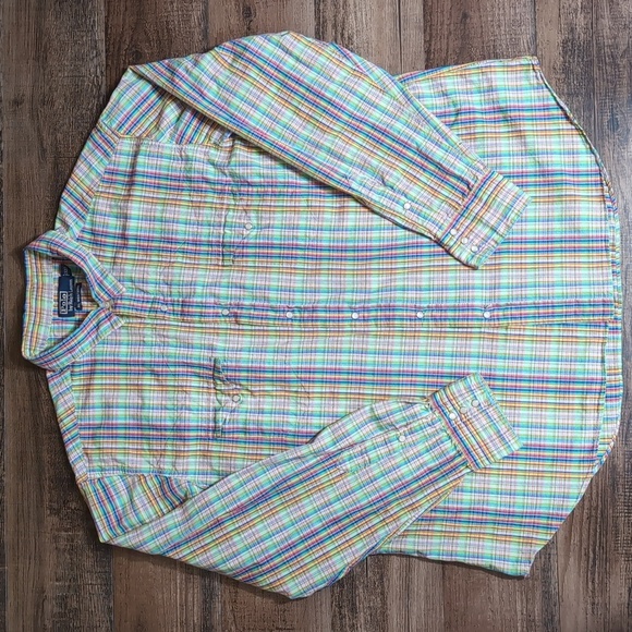 POLO Ralph Lauren | RL Western | Pearl Snap | Multicolor Plaid | Size XXL - Picture 1 of 8